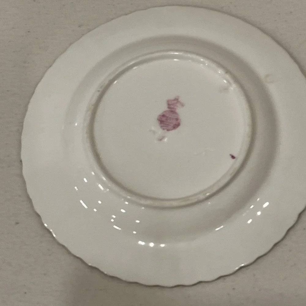 Vtg Minton China England Rose A4807 Antique Bone China Dessert Plate  5.5
